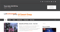 Desktop Screenshot of laconcertgroup.com