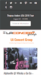Mobile Screenshot of laconcertgroup.com