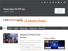 Tablet Screenshot of laconcertgroup.com